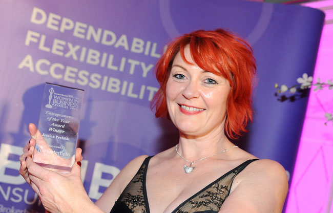 Jessica Prebble - Entrepreneur of the Year 2016 Award